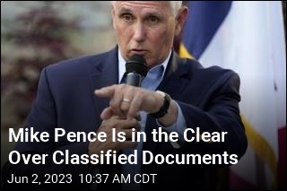 No Charges for Pence Over Classified Documents