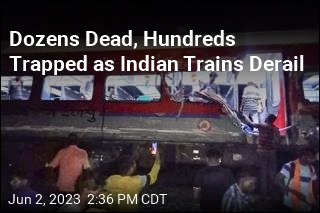 Dozens Dead, Hundreds Trapped as Indian Trails Derail