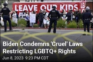 Biden Condemns &#39;Cruel&#39; Laws Restricting LGBTQ+ Rights
