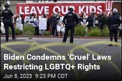 Biden Condemns &#39;Cruel&#39; Laws Restricting LGBTQ+ Rights