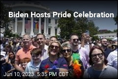 &#39;You Are Loved,&#39; Biden Tells Pride Gathering