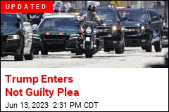 Trump Arrives at Miami Courthouse to Enter Plea