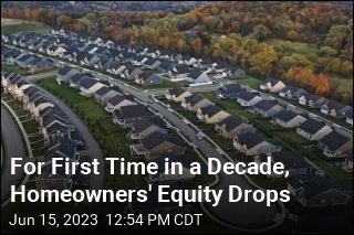 For First Time in a Decade, Homeowners&#39; Equity Drops