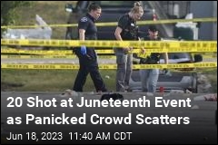 20 Shot at Juneteenth Event as Panicked Crowd Scatters