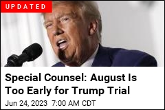 Trump&#39;s Trial Date Is Set, With an Asterisk
