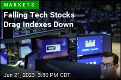Falling Tech Stocks Drag Indexes Down
