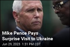 Mike Pence Makes Surprise Trip to Ukraine