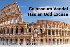 Tourist Says Sorry for Marring Colosseum