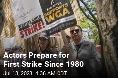 Actors Prepare for First Strike Since 1980
