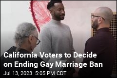 Californians to Decide on Inactive Gay Marriage Ban