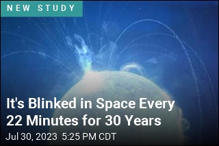 It&#39;s Blinked in Space Every 22 Minutes for 30 Years