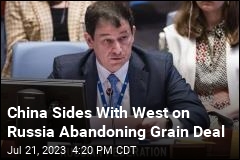 At UN, China Joins Nations Pushing Russia on Grain Deal