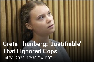 Greta Thunberg Fined $240 for Refusing to Leave Protest