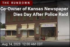 Co-Owner of Kansas Newspaper Collapses, Dies After Police Raid