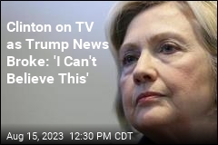 Hillary Clinton Was on TV When Georgia News Broke