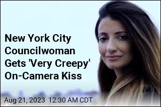 New York City Councilwoman Gets 'Very Creepy' On-Camera Kiss