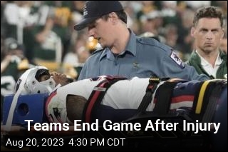 Patriots, Packers End Game After 'Just Scary' Injury