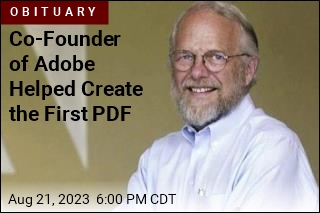 Co-Founder of Adobe Helped Create the First PDF