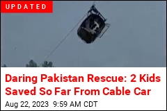 Pakistan Races to Save Kids Trapped in Dangling Cable Car