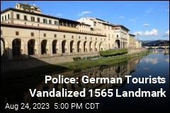 Police: German Tourists Vandalized 1565 Landmark