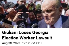 Giuliani Loses Georgia Election Worker Lawsuit