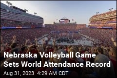 Nebraska Volleyball Game Sets World Attendance Record