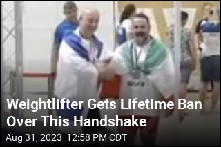 Weightlifter Gets Lifetime Ban Over This Handshake