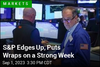 S&amp;P Edges Up, Puts Wraps on a Strong Week