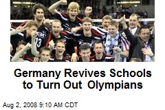 Germany Revives Schools to Turn Out Olympians