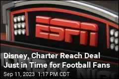 Charter, Disney Strike Deal Just In Time For Monday Night Football