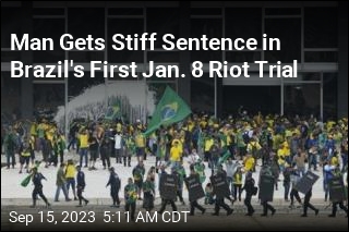 Bolsonaro Supporter Gets 17 Years for Role in Jan. 8 Riot