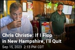 Christie: If I Flop in New Hampshire, I&#39;m Out