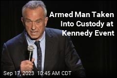 Police Detain Armed Man at Kennedy Event
