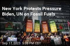 New York Protests Pressure Biden, UN on Fossil Fuels