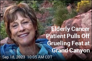 Elderly Cancer Patient Pulls Off Grueling Feat at Grand Canyon