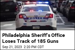 Philadelphia Sheriff&#39;s Office Loses Track of 185 Guns