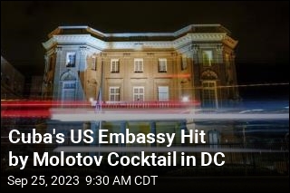 Cuban Embassy in US Hit (Poorly) by Molotov Cocktail