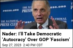 Ralph Nader Won&#39;t Be a Spoiler in 2024