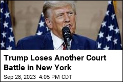 Trump Loses Bid to Delay His New York Fraud Trial