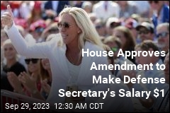 House Approves Amendment to Make Defense Secretary&#39;s Salary $1
