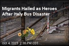 Migrants Hailed as Heroes After Italy Bus Disaster