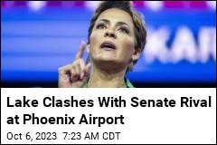 Arizona Senate Rivals Clash at Phoenix Airport