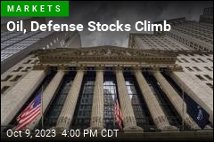 Oil, Defense Stocks Climb