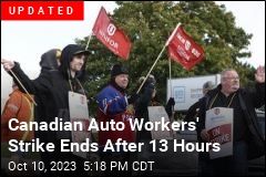 Canadian Auto Workers Walk Out on GM