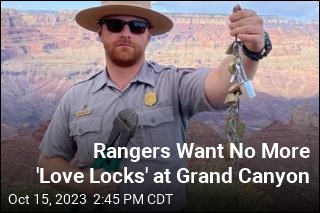 Rangers Want No More &#39;Love Locks&#39; at Grand Canyon