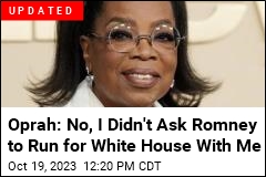 Book: Oprah Asked Romney to Run With Her in 2020