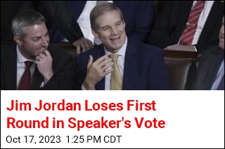 Jim Jordan Loses First Round in Speaker&#39;s Vote