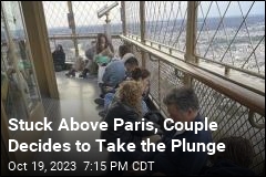 Stranded on the Eiffel Tower, Couple Makes a Decision