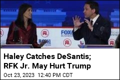 Haley Catches DeSantis, With Trump Still Miles Ahead