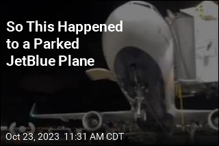 JetBlue Plane Got a Little Unbalanced After Landing